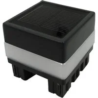 WPC Profi Zaunpfosten Solar LED Kappe für Zaunpfosten "System", (1-St)