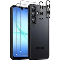 FITSU Handyhülle Hülle für Samsung Galaxy A17 (5G) Case mit Schutzglas und Kameraschutz 6,7 Zoll, Case für Galaxy A17 (5G) Hülle mit Schutzglas und Kameraprotektor