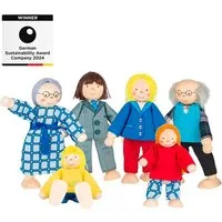 goki Biegepuppe Biegepuppen-Set (Set, 6-tlg), 3 Generationen