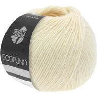LANA GROSSA ECOPUNO Häkelwolle, 215 m (superweiches Ganzjahresgarn aus Baumwolle mit Merino und Baby Alpaka), 50 g