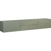 borchardt Möbel Lowboard Sophia, TV-Schrank Breite 200 cm, Breite 200 cm mit 2 Klappen und 2 Schubkästen, stehend und hängend