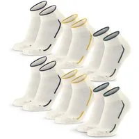 DANISH ENDURANCE Basicsocken Cotton Quarter (6-Paar) Kurze Sportspocken für Fitness & Alltag, Unisex