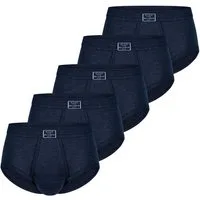 ESGE - Die Wäsche-Macher Slip 5er Pack- Feinripp Jeans (Spar-Set, 5-St) Slip / Unterhose - Baumwolle - mit Eingriff