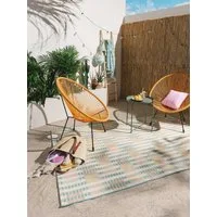 benuta Outdoorteppich Candy, rechteckig, Höhe: 5 mm, In- & Outdoorteppich, Robust für Garten, Terrasse, Balkon, Küche