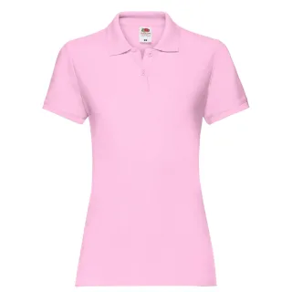 Fruit of the Loom - "Premium" Poloshirt für Damen (Hellrosa)