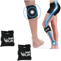 Best Direct® Kniebandage Insta Life® (Spar Set, 2-tlg., 1er oder 2er Pack), Akupressur Sport Bandage, Schmerzen lindern im unteren Rückenbereich