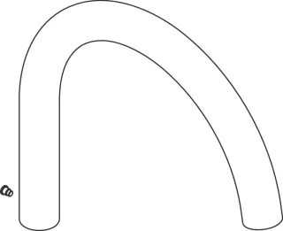 Hansgrohe Auslaufrohr KHM Vernis Shape+Blend ch , 93880000 93880000