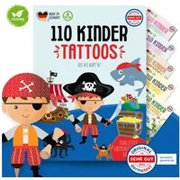 MeinBaby123® Kindertattoo 110 hautfreundliche Hauttattoos für Kinder, Geschenk Kinder, Mitgebsel Kindergeburtstag