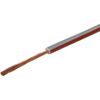 HERTH&BUSS Kabel, FLY, 1x 1,5mm², zweifarbig, 50m rot - 51275128035