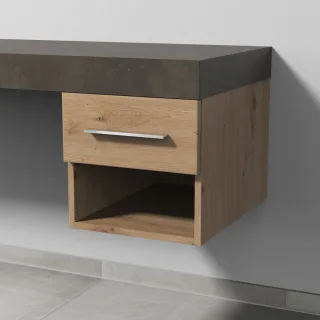 Sanipa Anbau-/Solitärschrank 2morrow (G2350) 340x350x520 Eiche-Natural-Touch, G235085 G235085