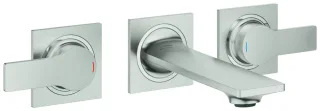 GROHE 3-Loch Unterputz Waschtischarmatur Allure 20189_2 FMS Ausladung 150mm supersteel, 20189DC2 20189DC2