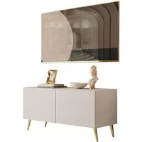 Lookway Lowboard COLGANTE KASCHMIR 100 cm TV Schrank auf Beinen Fernsehschrank