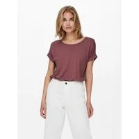 ONLY T-Shirt ONLMOSTER – Kurzarmshirt mit Aufschlag und klassischem Look Viskosemischung, regular fit