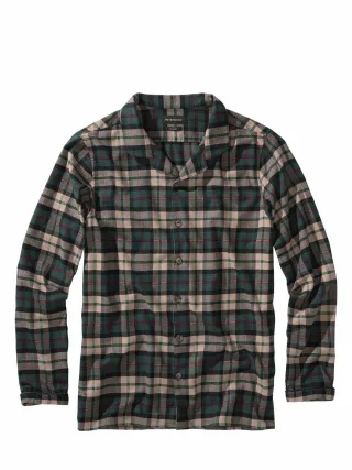 Mey & Edlich Herren Geselliges Pyjamashirt Grün 100 % Baumwolle