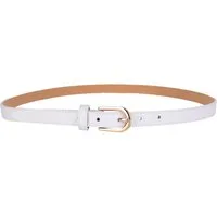 MIRROSI Ledergürtel Damen Gürtel Echtleder, Made in Italy, 18mm breit (Passt fast zu jeder Hosenschlaufe) aus Echtem Leder