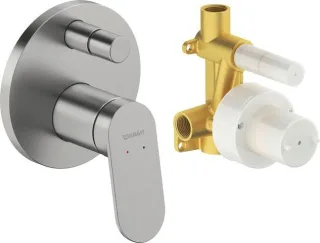 Duravit Wave Einhebelmischer Unterputz-Set Rostte WA4210008070