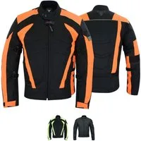 BULLDT Motorradjacke GW322J Orange BULLDT Motorradjacke Kurz mit Protektoren 70cm