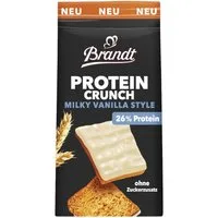 Brandt Brot, Brandt Zwieback Protein Crunch Milky Vanilla Style Glasur 70g