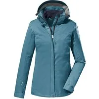 Killtec Funktionsjacke KOS 133 WMN JCKT Wasser- und winddichte Damenjacke mit abnehmbarer Kapuze