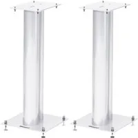 norstone Lautsprecherständer NorStone Lautsprecherständer Stylum 2 weiß (matt) 60cm (Paar), (bis 10.2 Zoll, belastbar bis 50kg, pulverbeschichtet, Höhe 60cm)