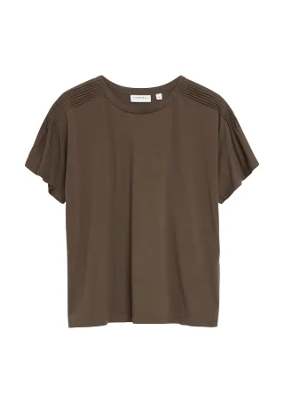 comma - T-Shirt braun - Gr. - 36