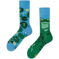 Many Mornings Freizeitsocken Many Mornings Socken Froggy Frog (1 Paar, 1-Paar, 1 Paar) immer ein dismatching Paar