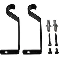 Liedeco Träger, Gardinenstangen, (Set, 2-St), für Gardinenstangen Ø 20 mm