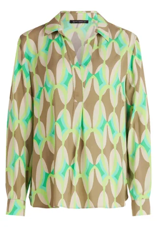 Betty Barclay - Longbluse khaki/green - Gr. - 40