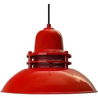 Bamyum Pendelleuchte Bamyum Hängelampe Metall Ø34 cm E27 Retro Lampe, ohne Leuchtmittel