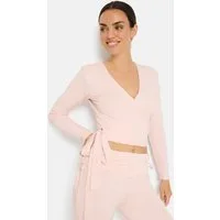 LSCN by LASCANA Wickelshirt mit Bindeband