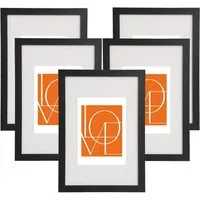 Woltu Bilderrahmen Foto Rahnmen, (5 St), 10x15 bis 30x45 cm aus Holzwerkstoff