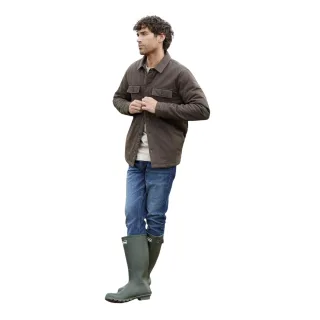 Threadbare - Hemdjacke für Herren (Schokolade)