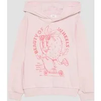 s.Oliver Sweatshirt Sweatshirt Hoodie mit Glitzerprint