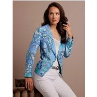 creation L Blusenblazer Seiden-Blazer Langarm