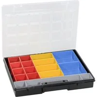 Allit Sortimentskasten Allit EuroPlus Flex 37-17, schwarz Sortimentskoffer (L x B x H) 370 x (EuroPlus Flex 37-17, schwarz)