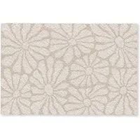 MuchoWow Fußmatte Floral - Druck - Beige - Braun - Minimalistisch, Rechteckig, innen Schmutzfangmatte, Tür, Schmutzfänger Flur, Teppich 60x40 cm
