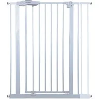 RAMROXX Treppenschutzgitter Absperrgitter weiß für 85-95cm Durchgang 110cm Hoch