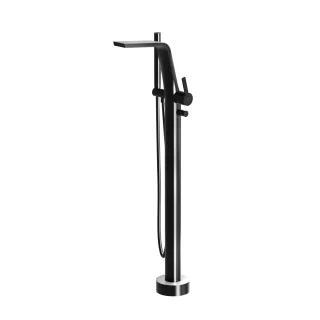 Steinberg Freistehende Wannenarmatur, mit Umsteller, Handbrause, schwarz matt, 260.1162S 2601162S
