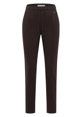 CECIL - Mid Waist Slim Leg Hose im Casual Fit truffle brown - Gr. - 28