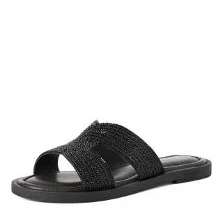 Tamaris - Da.-Pantolette black glam - Gr. - 41