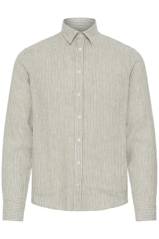 Casual Friday - CFESTRUP LS LINEN MIX SHIRT mermaid melange - Gr. - L