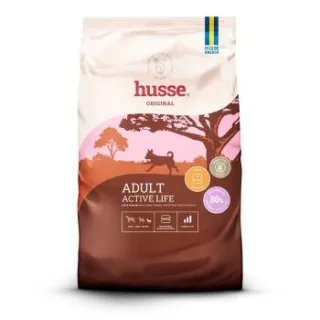 husse Adult Active Life, kleine Hunderassen, 4 kg (vorher OPTIMAL MINI) | Speziell entwickelt für den täglichen Energiebedarf und die Vitalität kleiner Hunde