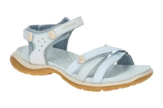Ecco 853303 OFFROAD - ROAM Damen Sandale in Blau & Wei?, Receptor Profil Gumm...