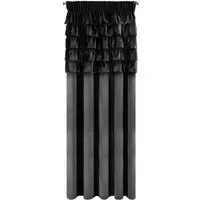 Eurofirany Vorhang Velvet Vorhänge Rüschen 140x250 Wohnzimmer Velours Blickdicht, Kräuselband, Samt Dekorative Velvet-Vorhänge