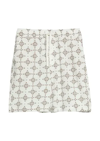 s.Oliver - Bermuda creme/braun - Gr. - XXL