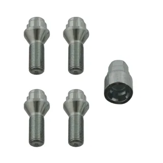 Febi Radschraubensatz abschlie?bar BMW Citroen Fiat Lancia Peugeot Renault Volvo