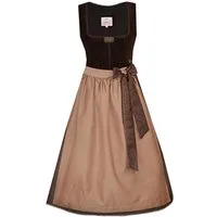 MarJo Dirndl Dirndl Aislingen 70cm Länge lakritz haselnuss