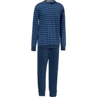 REDBEST Pyjama Herren-Schlafanzug Single-Jersey Streifen