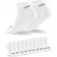 Chiemsee Sneakersocken 10 Paar Damen und Herren kurze Socken aus Baumwolle mit Komfortbund