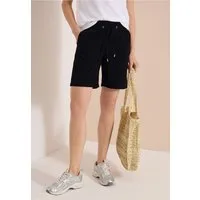 CECIL Shorts aus Seersucker-Material